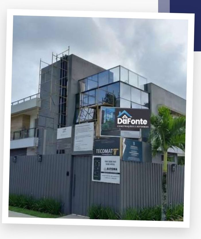 Sede da Da Fonte Construções e Reformas em obra