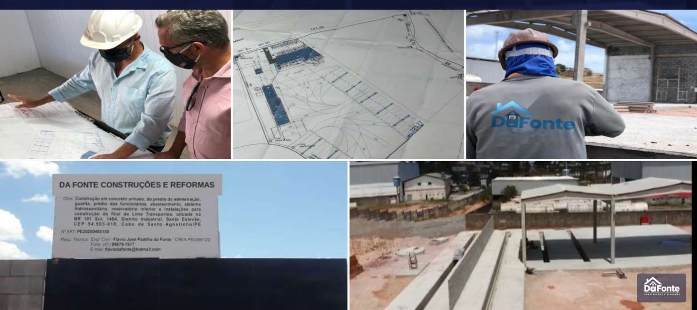 Obra Lima Transportes - planejamento técnico e execução