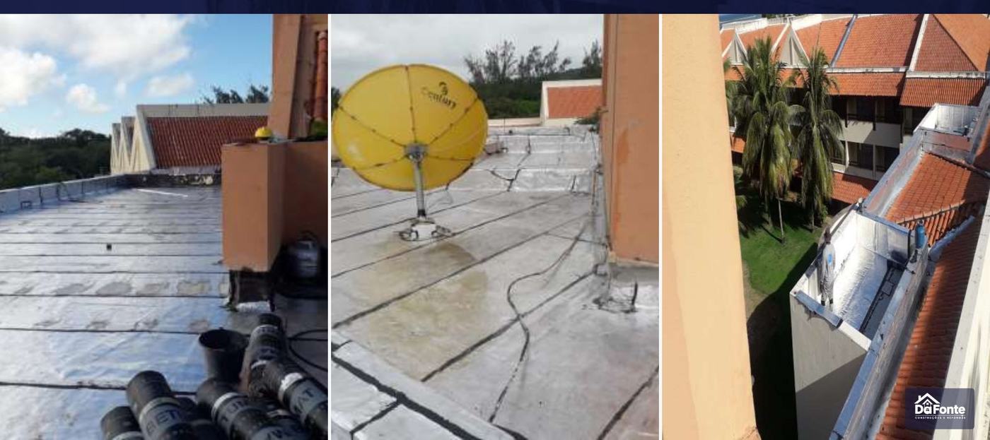 Impermeabilização de lajes - Hotel Vila Galé Suape